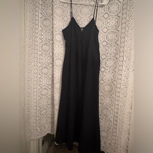 Black maxi dress